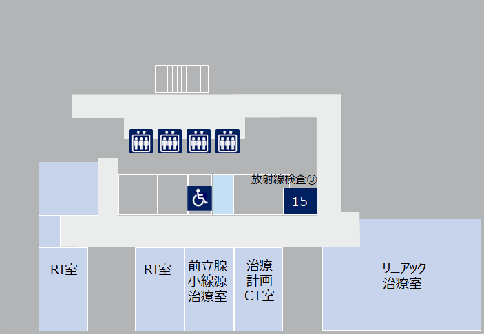 地下1階案内図