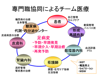 専門職協同によるチーム医療についての画像