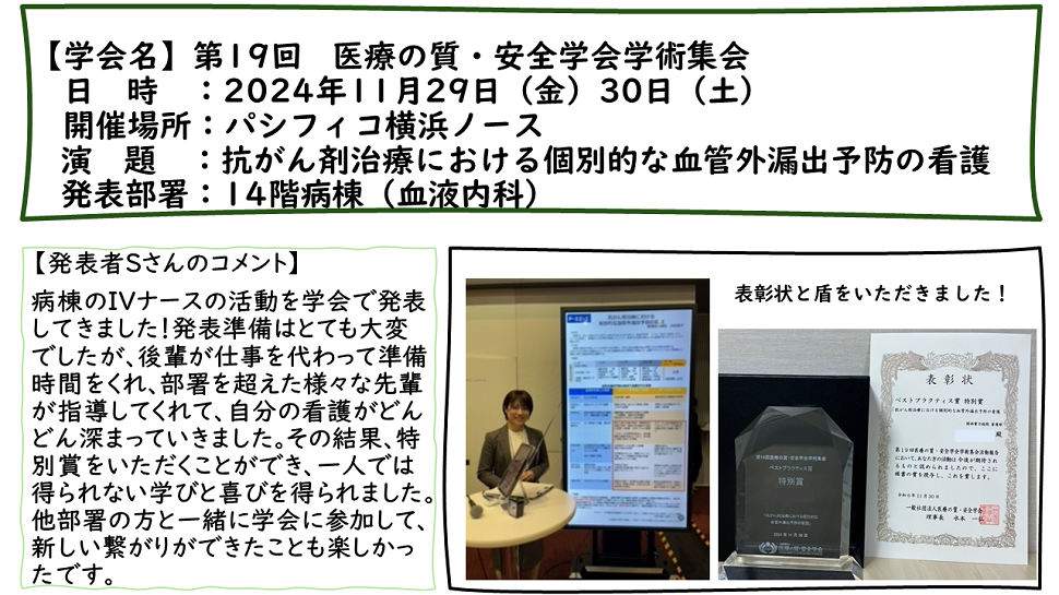 第19回 医療の質・安全学会学術集会:2024年11月